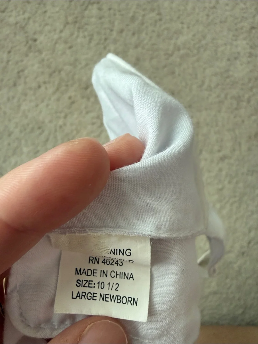 Newborn Bonnet with Ties